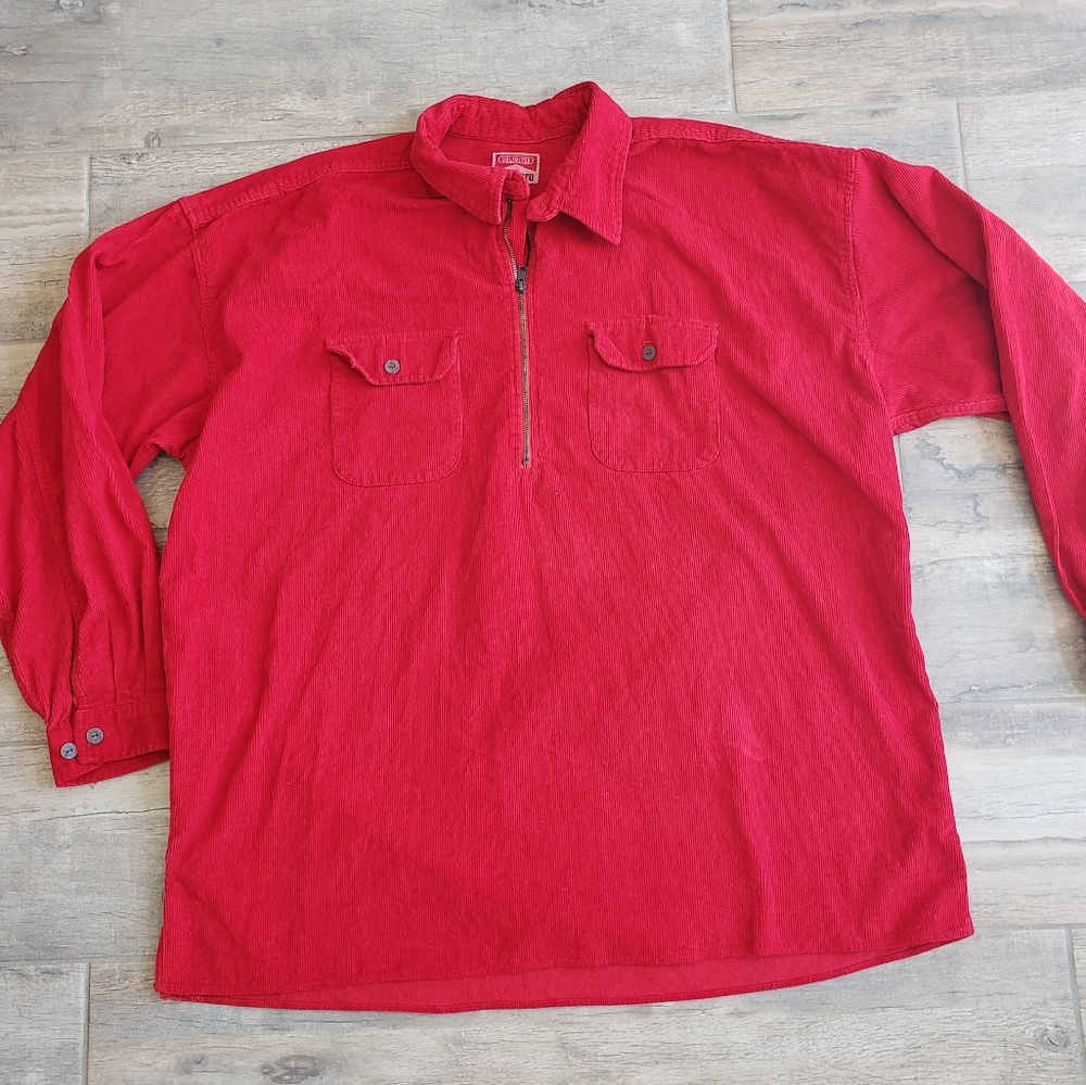 Mens Marlboro Corduroy Long Sleeve Pull Over